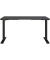 Sitz-Steh-Schreibtisch JET, elektrisch höhenverstellbar, 72-120cm (H), 140x80cm (BxT), rechteckig, graphit / schwarz