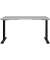 Sitz-Steh-Schreibtisch JET, elektrisch höhenverstellbar, 72-120cm (H), 140x80cm (BxT), rechteckig, kaschmir / schwarz