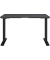 Sitz-Steh-Schreibtisch JET, elektrisch höhenverstellbar, 72-120cm (H), 120x80cm (BxT), rechteckig, graphit / schwarz