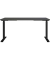 Sitz-Steh-Schreibtisch JET, elektrisch höhenverstellbar, 72-120cm (H), 160x80cm (BxT), rechteckig, graphit / schwarz