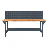 Werkbank anthrazitgrau 200,0 x 75,0 x 85,0 cm