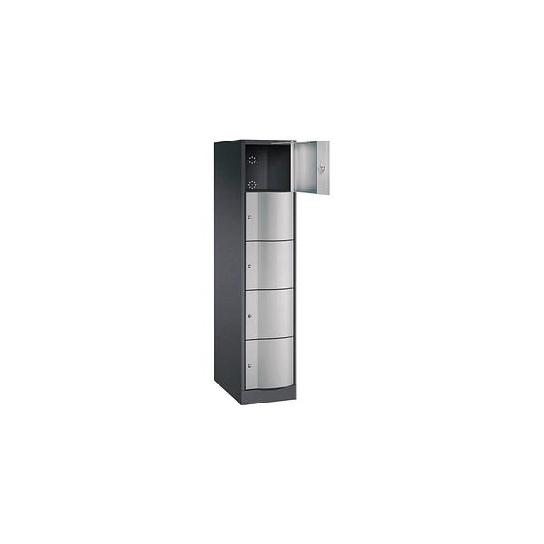 4051803570548 - Schließfachschrank Resisto schwarzgrau weißaluminium 8570-173 S10008 5 Schließfächer 396 x 640 x 1950 cm 4051803570548 C+P- 4051803570548 - Schließfachschrank Resisto schwarzgrau weißaluminium 8570-173 S10008 5 Schließfächer 396 x 640 x 1950 cm 4051803570548 C+P-