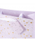 Geschenktasche 46 036 Finamente lilac, allgemein, Schleifenband mit Karte, Goldprägung, weiße Blüten/goldene Herzen, 270mm x 330