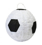 Piñata schwarzweiß Fußball Ø 26,6 cm