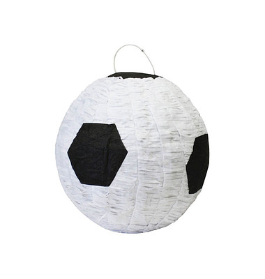 Piñata schwarzweiß Fußball Ø 26,6 cm Piñata schwarzweiß Fußball Ø 26,6 cm