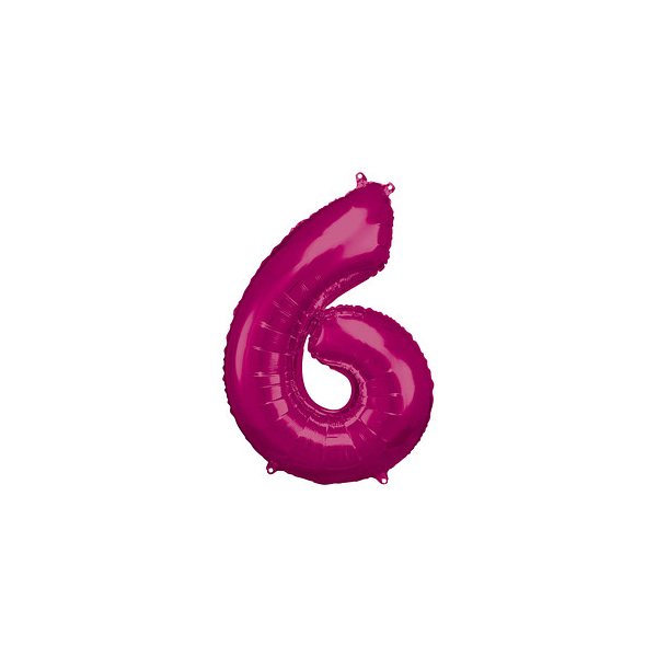 0194099010825 - Luftballons Zahl 6 pink 0194099010825 amscan 0194099010825 - Luftballons Zahl 6 pink 0194099010825 amscan
