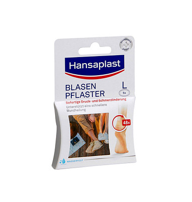 Blasenpflaster L 48584-00007-25 transparent 5,8 x 3,4 cm,