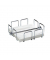 Serviettenspender WIRE 11763, silber, 19x6,5x19cm