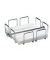 Serviettenspender WIRE 11763, silber, 19x6,5x19cm