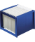 Hängeregistraturgestell Helit H61100-34, für 40 Mappen, 36 x 38 x 26 cm, blau