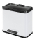Tretabfalleimer Öko duo Plus, L, 17  9 l, 470 x 340 x 430 mm, weiß