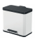 Tretabfalleimer Öko duo Plus, L, 17  9 l, 470 x 340 x 430 mm, weiß