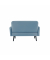 Sofa LISBOA LC2PC.01.06 2Sitzer Kunstleder swbl
