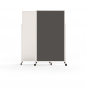 magnetoplan Whiteboard VarioPin 1181301 100x180cm Rahmen ws