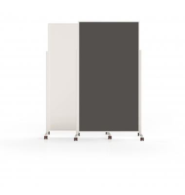 magnetoplan Whiteboard VarioPin 1181301 100x180cm Rahmen ws