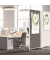 magnetoplan Whiteboard VarioPin 1181301 100x180cm Rahmen ws