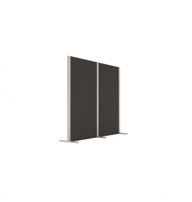 magnetoplan Akustik-Wandsystem 1105601 2Wände 2U 1H gr