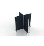 magnetoplan Akustik-Wandsystem 1105701 4Wände 4U 1X gr