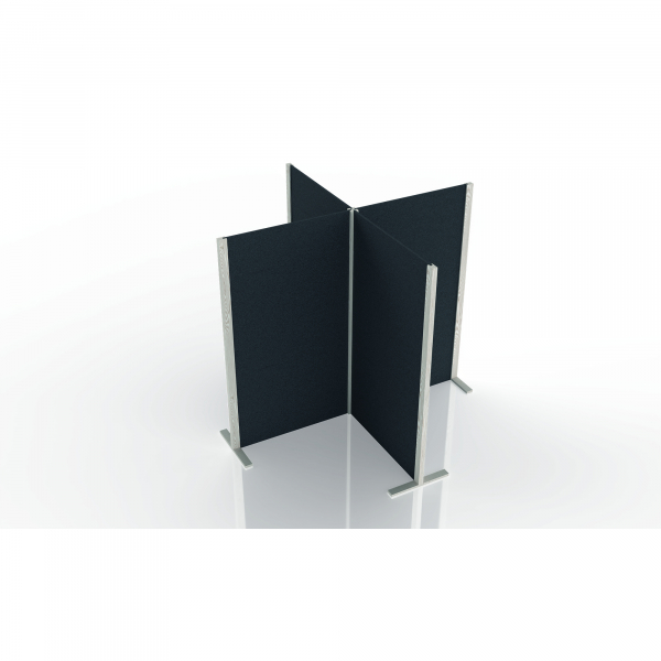 4013695067391 -  magnetoplan Akustik-Wandsystem 1105701 4Wände 4U 1X gr 4013695067391 Magnetoplan Holtz