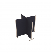 magnetoplan Akustik-Wandsystem 1105703 4Wände 4U 1X bl