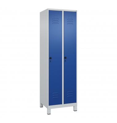 C+P Spind Classic PLUS 2Abteile 1950x600x500mm l.grl.bl