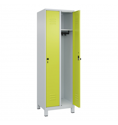 C+P Spind Classic PLUS 2Abteile 1950x600x500mm l.grc.gn