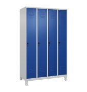 C+P Spind Classic PLUS 4Abteile 1950x1200x500mm l.grl.bl