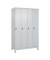 C+P Spind Classic PLUS 4Abteile 1950x1200x500mm l.grl.gr
