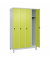 C+P Spind Classic PLUS 4Abteile 1950x1200x500mm l.grc.gn