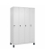 C+P Spind Classic PLUS 4Abteile 1950x1200x500mm wsws