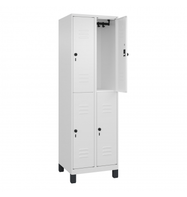 C+P Spind Classic PLUS doppelt 2Abteile 1950x600x500mm wsws