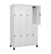 C+P Spind Classic PLUS doppelt 4Abteile 1950x1200x500mm wsws