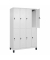 C+P Spind Classic PLUS doppelt 4Abteile 1950x1200x500mm wsws