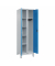 C+P Garderobenschrank Classic PLUS 2Abteile 1950x600x500mm l.grl.bl