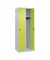 Spind Classic Plus clowngrün, lichtgrau 080000-20-S10009, 2 Schließfächer 60,0 x 50,0 x 185,0 cm
