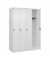 Spind Classic Plus verkehrsweiß 080000-40-S10012, 4 Schließfächer 120,0 x 50,0 x 185,0 cm