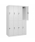 Spind Classic Plus verkehrsweiß 080300-40-S10012, 8 Schließfächer 120,0 x 50,0 x 185,0 cm