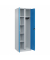 C+P Garderobenschrank Classic PLUS 2Abteile 1850x600x500mm l.grl.bl
