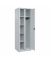 C+P Garderobenschrank Classic PLUS 2Abteile 1850x600x500mm l.grl.gr