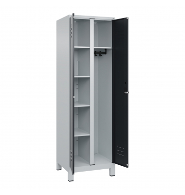 C+P Garderobenschrank Classic PLUS 2Abteile 1950x600x500mm l.grs.gr C+P Garderobenschrank Classic PLUS 2Abteile 1950x600x500mm l.grs.gr