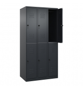 C+P Spind Classic PLUS doppelt 3Abteile 1850x900x500mm s.grs.gr