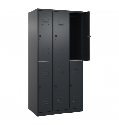 C+P Spind Classic PLUS doppelt 3Abteile 1850x900x500mm s.grs.gr