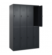 C+P Spind Classic PLUS doppelt 4Abteile 1850x1200x500mm s.grs.gr