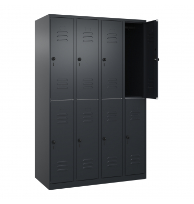 C+P Spind Classic PLUS doppelt 4Abteile 1850x1200x500mm s.grs.gr