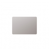 Glasboard matte 7-104254 runde Ecke 90x120cm warm grey