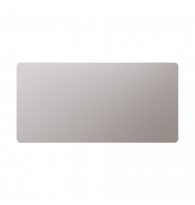 Glasboard matte 7-104264 runde Ecke 100x200cm warm grey