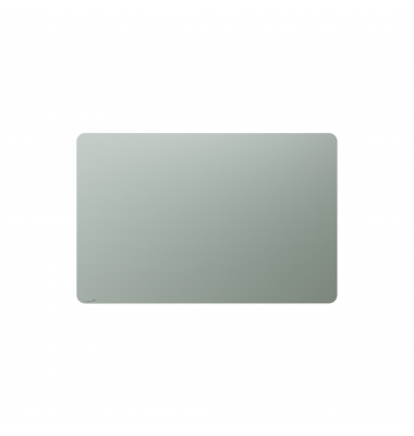 Glasboard matte 7-104363 runde Ecke 100x150cm sage green