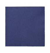 Servietten Daily Collection 89618, dunkelblau / Uni, 2-lagig, 32x32cm