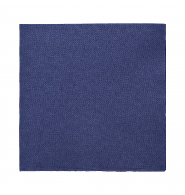 Servietten Daily Collection 89618, dunkelblau / Uni, 2-lagig, 32x32cm