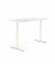Sitz-Steh-Schreibtisch Flex Modul, elektrisch höhenverstellbar, 60,5-125,5cm (H), 180x80cm (BxT), rechteckig, weiß / weiß